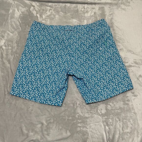 Bonobos Swim Shorts 40 Blue Coral Print Pocket Drawstring‎ Beach Bro Trunks - Picture 6 of 10